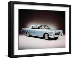 1966 Lincoln Continental Four Door Sedan.-null-Framed Photographic Print