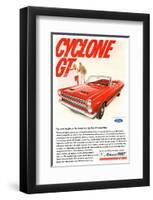 1966 Mercury-Comet Cyclone Gt-null-Framed Art Print