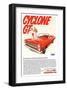 1966 Mercury-Comet Cyclone Gt-null-Framed Art Print