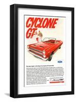 1966 Mercury-Comet Cyclone Gt-null-Framed Art Print