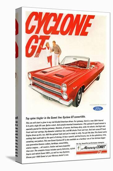 1966 Mercury-Comet Cyclone Gt-null-Stretched Canvas
