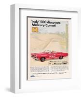 1966 Mercury - Comet Indy 500-null-Framed Art Print