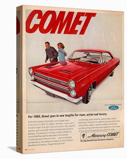 1966 Mercury-Comet New Lengths-null-Stretched Canvas