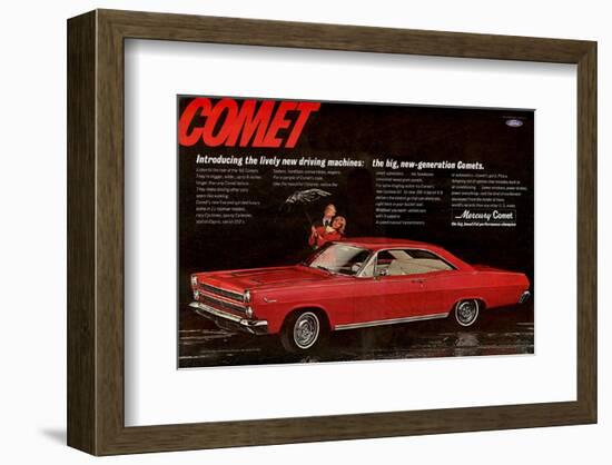 1966 Mercury Comet Performance-null-Framed Art Print