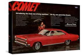 1966 Mercury Comet Performance-null-Stretched Canvas