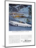 1966 Mercury - Point it Uphill-null-Mounted Art Print