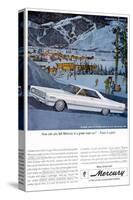 1966 Mercury - Point it Uphill-null-Stretched Canvas