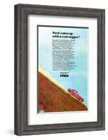 1966 Mustang - a Real Stopper-null-Framed Art Print