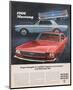 1966 Mustang- Improve a Winner-null-Mounted Art Print