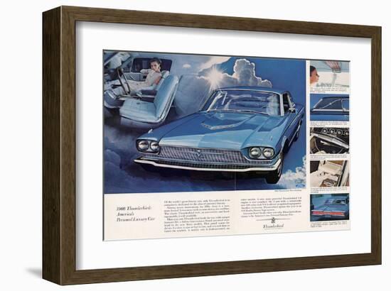 1966 Thunderbird Pers. Luxury-null-Framed Art Print