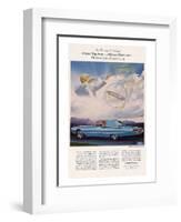 1966 Thunderbird Pilot Control-null-Framed Art Print