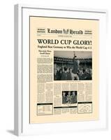 1966 World Cup-The Vintage Collection-Framed Premium Giclee Print