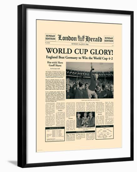 1966 World Cup-The Vintage Collection-Framed Premium Giclee Print