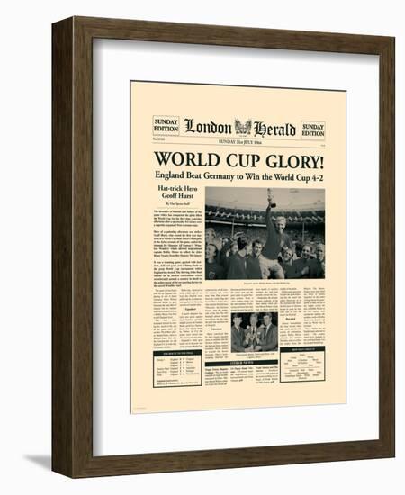 1966 World Cup-The Vintage Collection-Framed Art Print