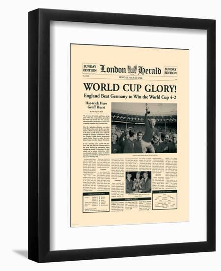 1966 World Cup-The Vintage Collection-Framed Art Print