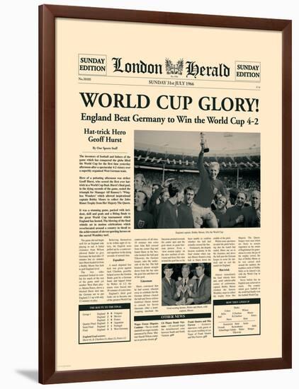 1966 World Cup-The Vintage Collection-Framed Art Print