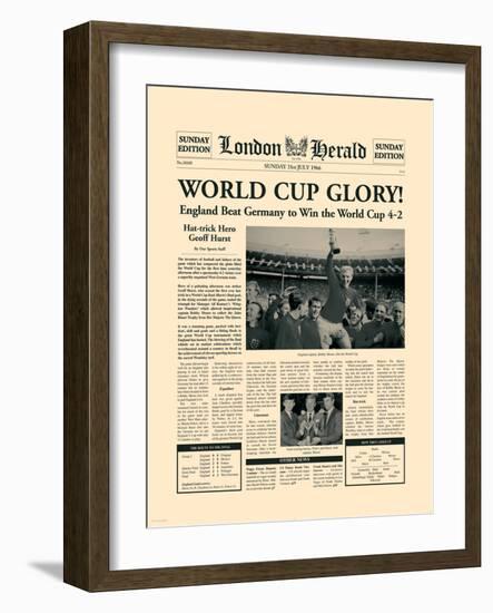 1966 World Cup-The Vintage Collection-Framed Premium Giclee Print