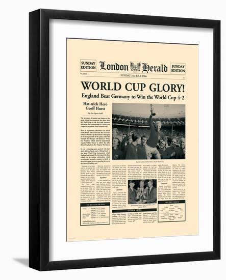 1966 World Cup-The Vintage Collection-Framed Premium Giclee Print