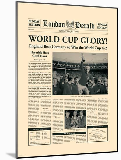 1966 World Cup-The Vintage Collection-Mounted Premium Giclee Print