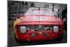 1967 Alfa Romeo GTV Watercolor-NaxArt-Mounted Art Print
