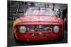 1967 Alfa Romeo GTV Watercolor-NaxArt-Mounted Premium Giclee Print