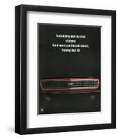 1967 Chevrolet Camaro: Throat-null-Framed Art Print