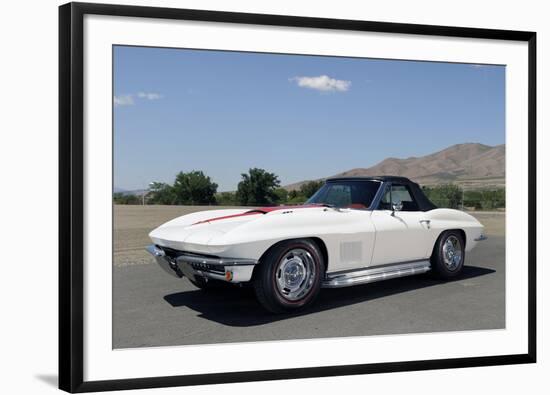 1967 Chevrolet Corvette CV 427-S. Clay-Framed Photographic Print