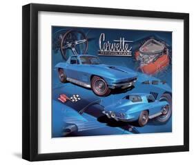 1967 Corvette-null-Framed Art Print