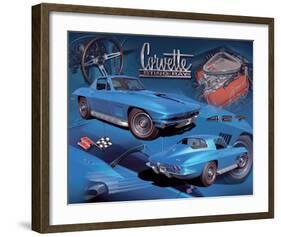 1967 Corvette-null-Framed Art Print