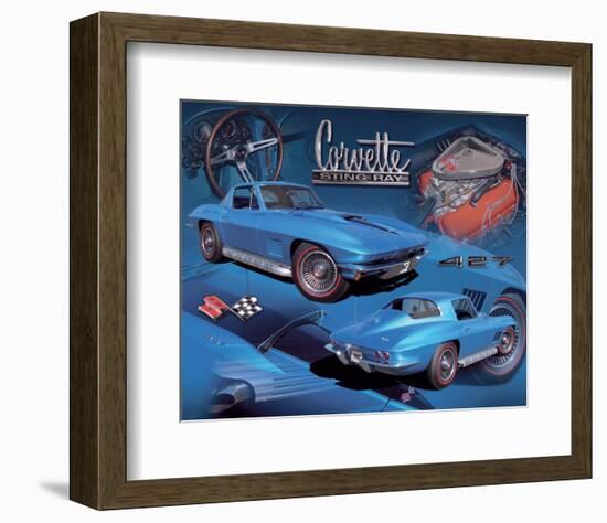 1967 Corvette-null-Framed Art Print