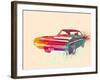 1967 Dodge Charger 1-NaxArt-Framed Art Print