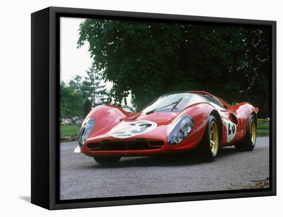 1967 Ferrari 330 P4-null-Framed Stretched Canvas