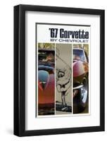 1967 GM Chevy Corvette-null-Framed Art Print