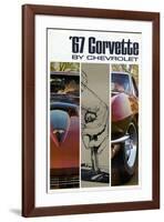 1967 GM Chevy Corvette-null-Framed Art Print