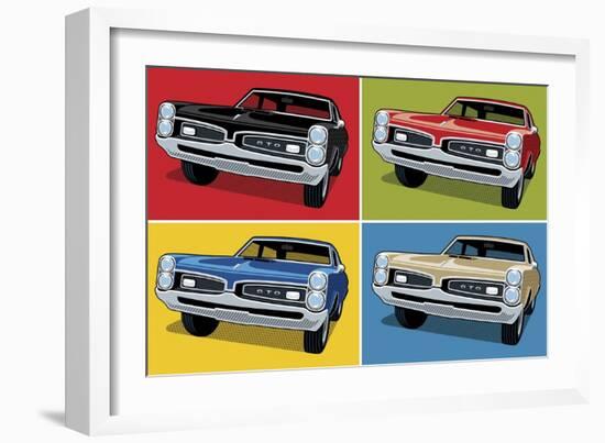 1967 GTO Classic Car-Ron Magnes-Framed Giclee Print