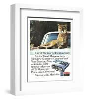 1967 Mercury - Car of the Year-null-Framed Art Print