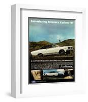 1967 Mercury Cyclone Man's Car-null-Framed Art Print