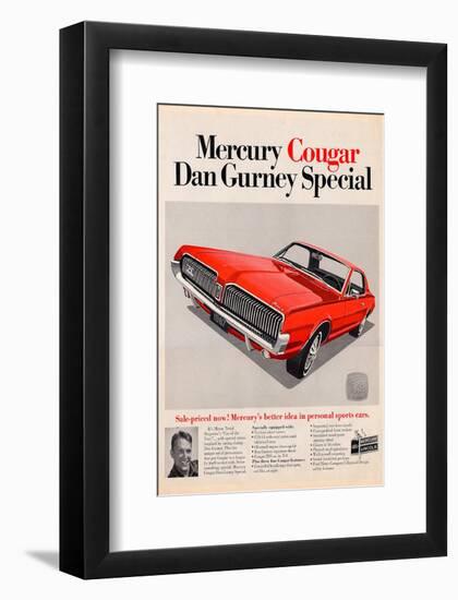 1967 Mercury Dan Gurney Cougar-null-Framed Premium Giclee Print