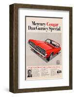 1967 Mercury Dan Gurney Cougar-null-Framed Premium Giclee Print