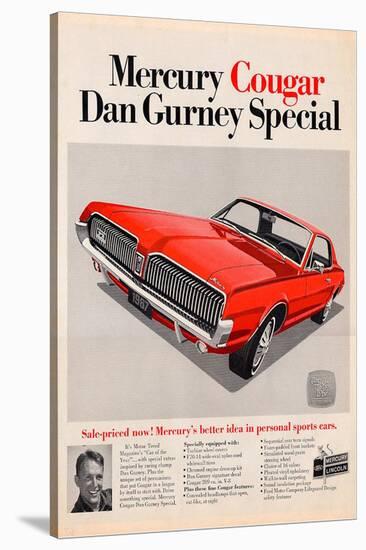 1967 Mercury Dan Gurney Cougar-null-Stretched Canvas