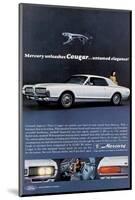 1967 Mercury Unleashes Cougar-null-Mounted Art Print