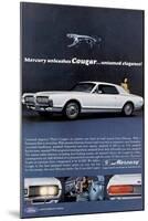 1967 Mercury Unleashes Cougar-null-Mounted Art Print