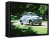 1967 Morris Minor 1000 Convertible-null-Framed Stretched Canvas