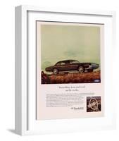 1967 Thunderbird - Long & Cool-null-Framed Art Print