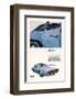 1967 Thunderbird New 4-Door-null-Framed Art Print