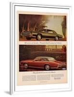 1967 Thunderbird - Set Trends-null-Framed Premium Giclee Print