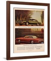 1967 Thunderbird - Set Trends-null-Framed Art Print