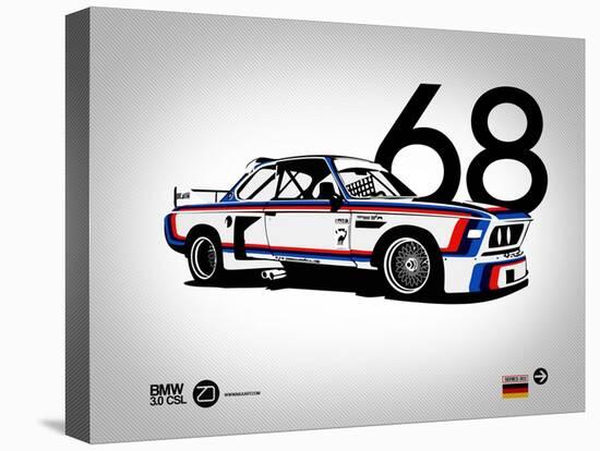 1968 BMW 3.0 CSL-NaxArt-Stretched Canvas