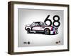 1968 BMW 3.0 CSL-NaxArt-Framed Art Print