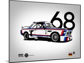 1968 BMW 3.0 CSL-NaxArt-Mounted Art Print